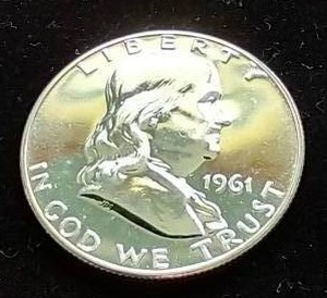 1961 Gem Proof Franklin Half Dollar