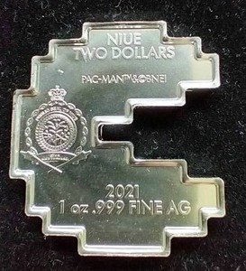 2021 Niue 1 Oz. Silver Pac-Man Coin