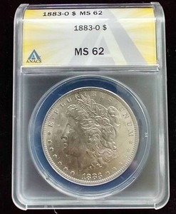 1883-O Morgan Dollar - MS62