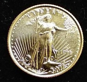 1998 110th Oz. Gold Eagle