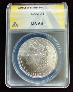 1902-O Morgan Dollar - MS64