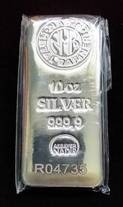 10 Oz. Silver Bar