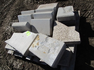 Concrete Pavers, random sizes...