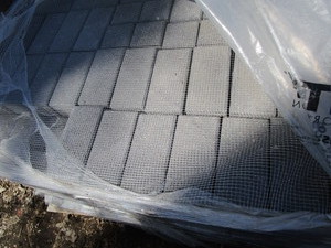 Concrete Pavers, seven layers on pa...