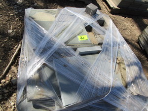 Pavers, mixed eight layers...