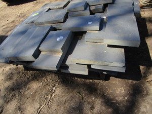Slate Pavers, nine layers...