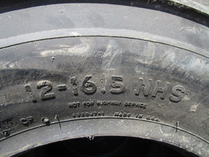 (4) Skid Steer Tires