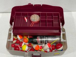 Tackle Box and Bobbers