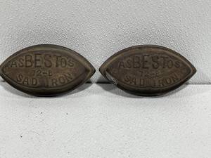 lot 84 image: Asbestos 72-B Sad Irons