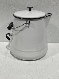 lot 105 image: Vintage Enamel Coffee Pot
