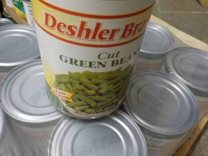 24 Cans Deshler Brand Green Beans ...