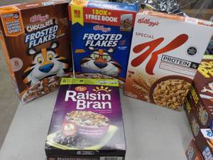 4 Boxes Cereal-all in date...
