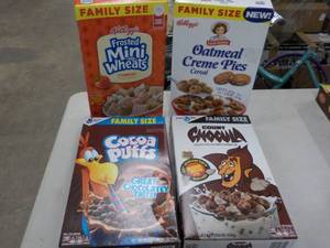 4 Boxes Cereal-all in date...