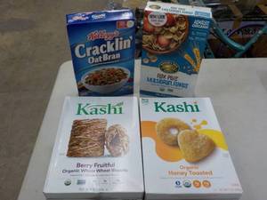 4 Boxes Cereal-all in date...