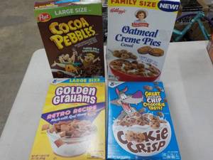 4 Boxes Cereal-all in date...