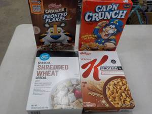 4 Boxes Cereal-all in date...