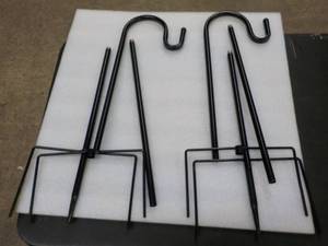 2 Metal 48 Shepherds Hooks...