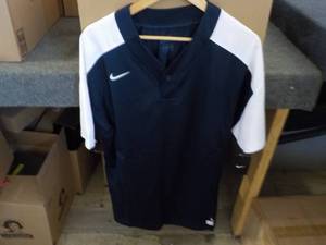 8 NIKE Dri-fit Navy with White Slee...