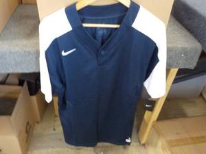 8 NIKE Dri-fit Navy with White Slee...