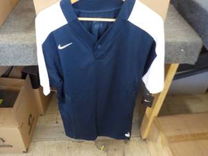 8 NIKE Dri-fit Navy with White Slee...