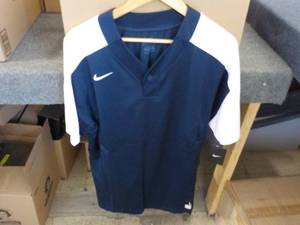 8 NIKE Dri-fit Navy with White Slee...
