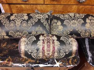 CROSCILL&nbspSet of Three Throw Pillows Plus Pair Of Matching Pillow Shams - Excellent Condition