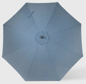 lot 39 image: Hampton Bay 10 ft. Aluminum Market Auto-Tilt Patio Umbrella in Charleston