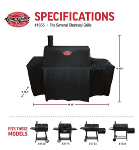 lot 198 image: Char-Griller Smokin Champ Grill Cover