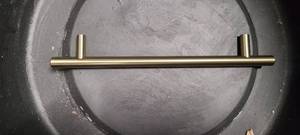 lot 112 image: Amerock Bar Pulls 7 in. (178 mm) Golden Champagne Cabinet Drawer Pull (10-Pack)