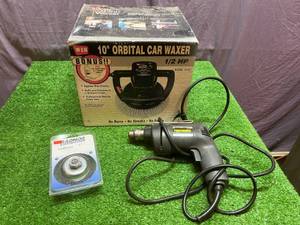 lot 88 image: 10 Orbital Car Waxer, Drill & 2 34 Cup Brush