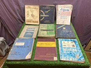 lot 53 image: Vintage Cadillac & Oldsmobile Service Manuals