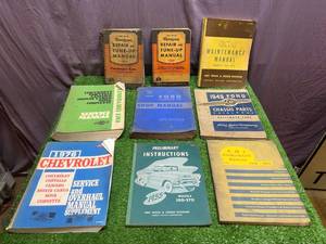lot 55 image: Vintage Auto Manuals