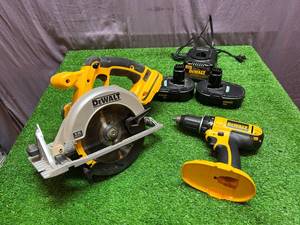lot 31 image: DeWalt 18 Volt Drill & Skill Saw with 2 Batteries & Charger