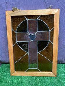 lot 47 image: Stained Glass Artwork