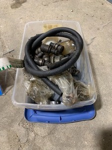 Box of Misc and Trailer lights