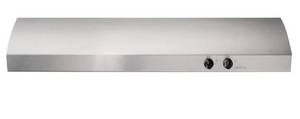 Nutone 30 in. 220 CFM Convertible Under the Cabinet Range Hood with Light in Stainless Steel