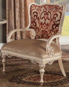 Benneti Rosabella 33 Wide Chenille Armchair, AAKP1058. - Slight Scratches and Cushion Dirt - Needs Cleaning..