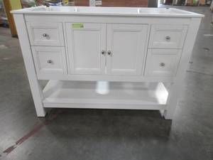 Gazette 48 in. Vanity Cabinet Only in White, GAWA4822D