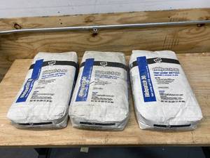 lot 52 image: DAP Lot of 3 Bags of- Webpatch 90 Floor Leveler and Patch (25 lbs per bag)