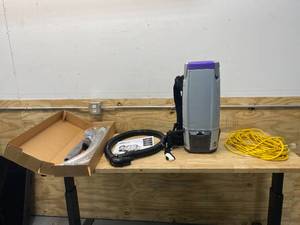 lot 66 image: PROTEAM 107310 Super Coach Pro 6 Commercial Backpack vacuum - 6 QT.