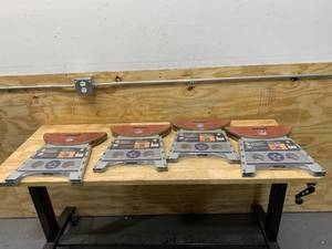 lot 133 image: NFL Lot of 4- Dallas Cowboys Folding Step Stools