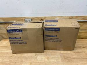 lot 174 image: KLEENGUARD Lot of 2 Cases of A40 Shoe Covers (400 per case)