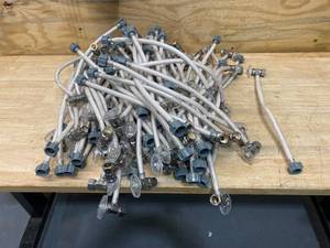 lot 45 image: Large Lot of Toilet Supply Lines