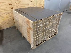 lot 23 image: LM FLOORING Lot of 40 Boxes of- River Ranch Hardwood Flooring in Weathered Stone (1,063 sq. ft.)