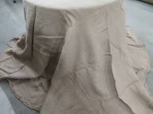 NATURAL BURLAP ROUND TABLE CLOTHS