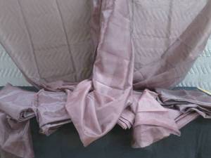 YARDS AND YARDS OF GORGEOUS MILK CHOCOLATE COLORED CHIFFON