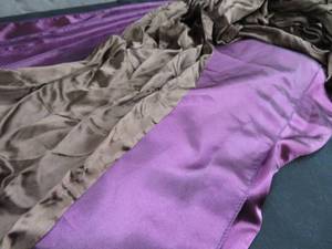 GORGEOUS EGGPLANT CHAIR SASHES  TABLE RUNNERS PLUS