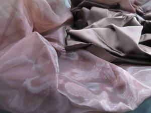 BROWN CHIFFON MISC PIECES