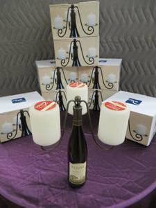 8 BOTTLE STOPPER CANDELABERAS