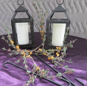 HANGING  BLACK LANTERNS